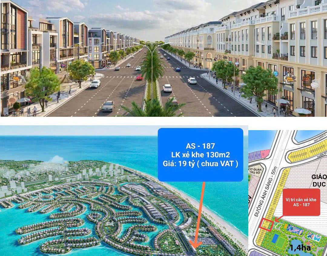 Bán nhà phố AS-187 Vịnh Tiên Vinhomes Green Paradise