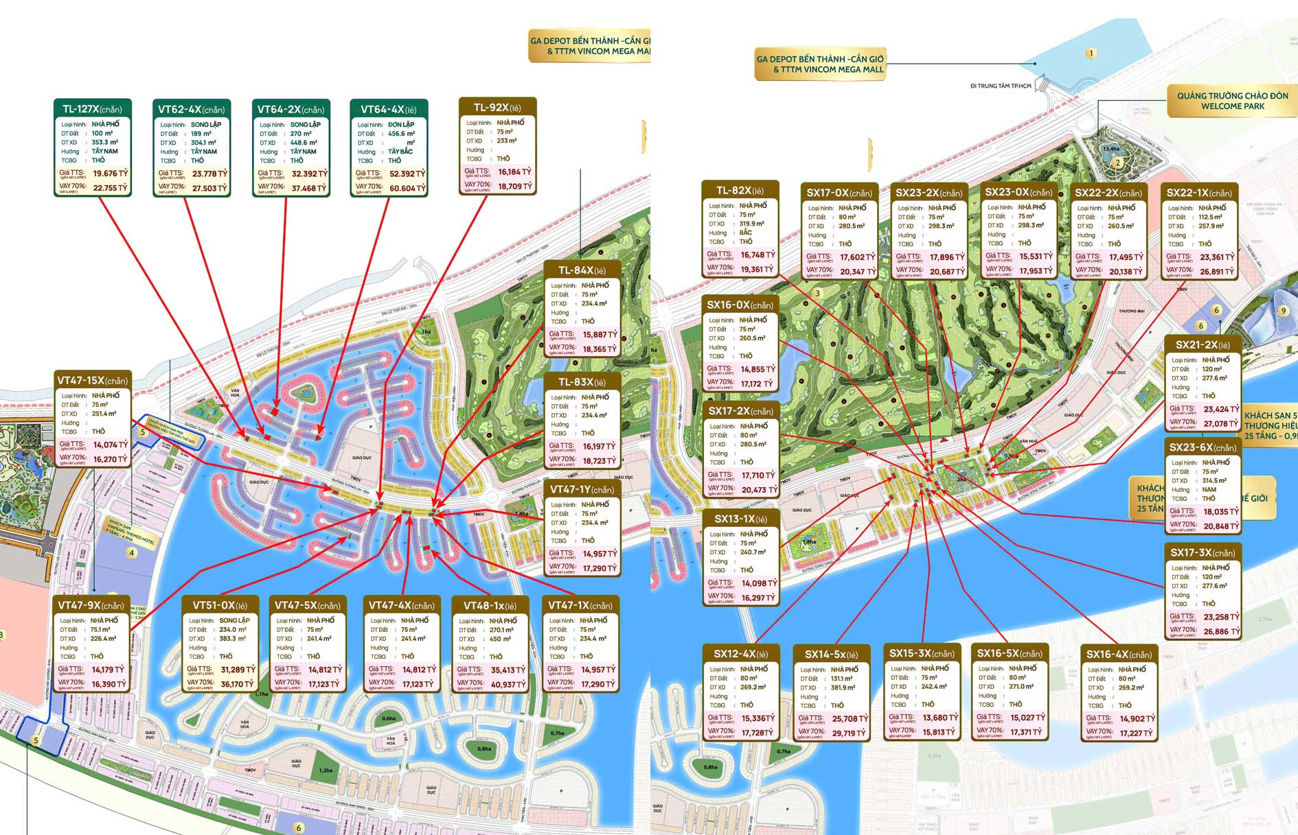 Nhà phố Sóng Xanh