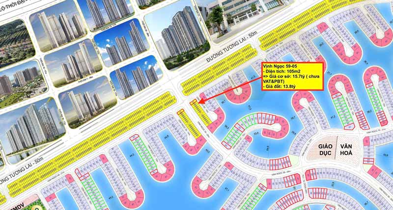 Bán Nhà Phố VN59-05 Vịnh Ngọc Vinhomes Cần Giờ