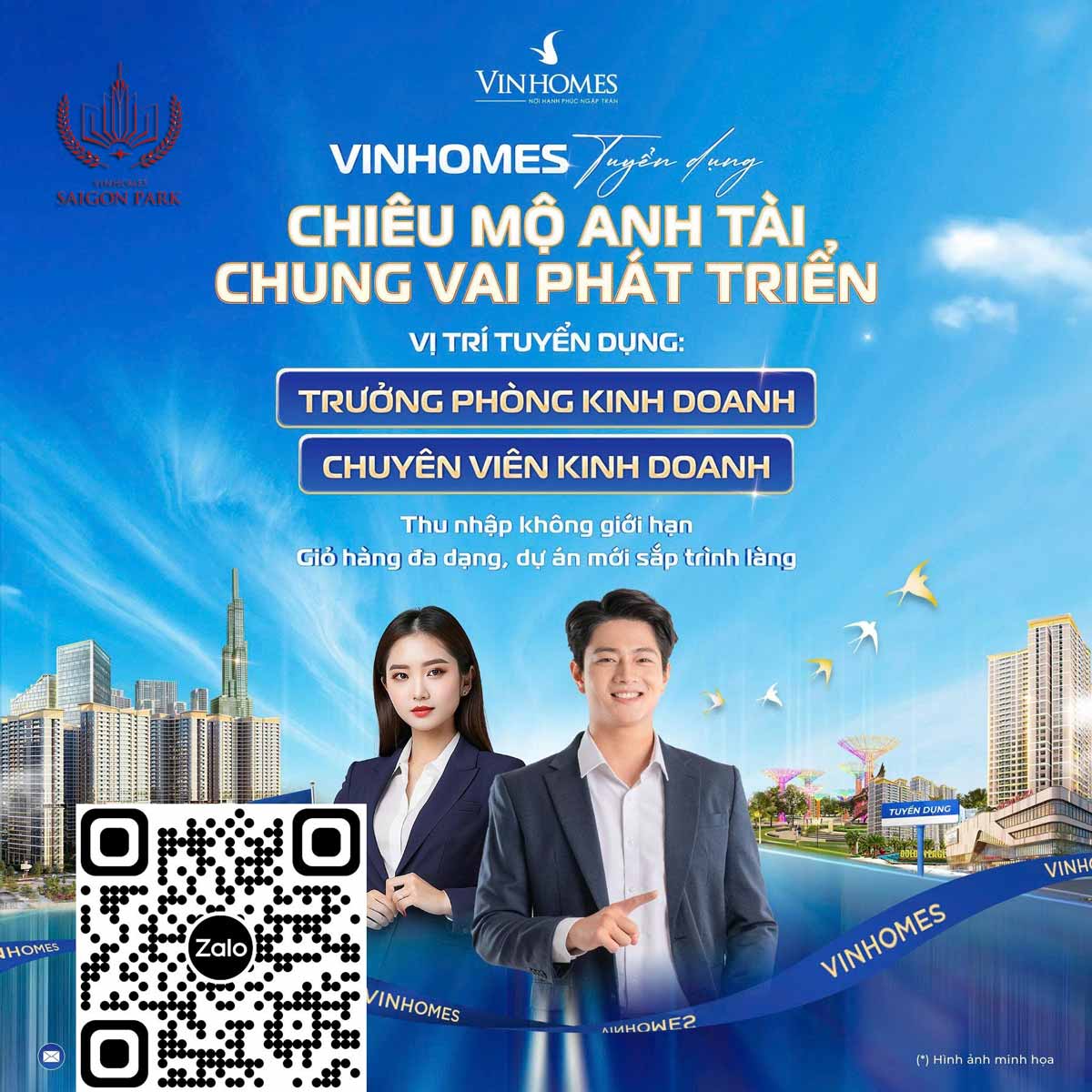 Tuyển dụng Sale Vinhomes Cần Giờ