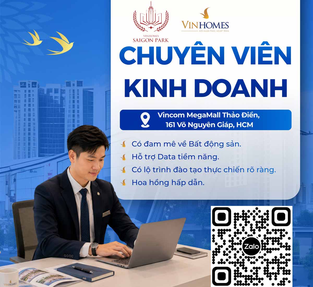 Tuyển dụng Sale Vinhomes Cần Giờ