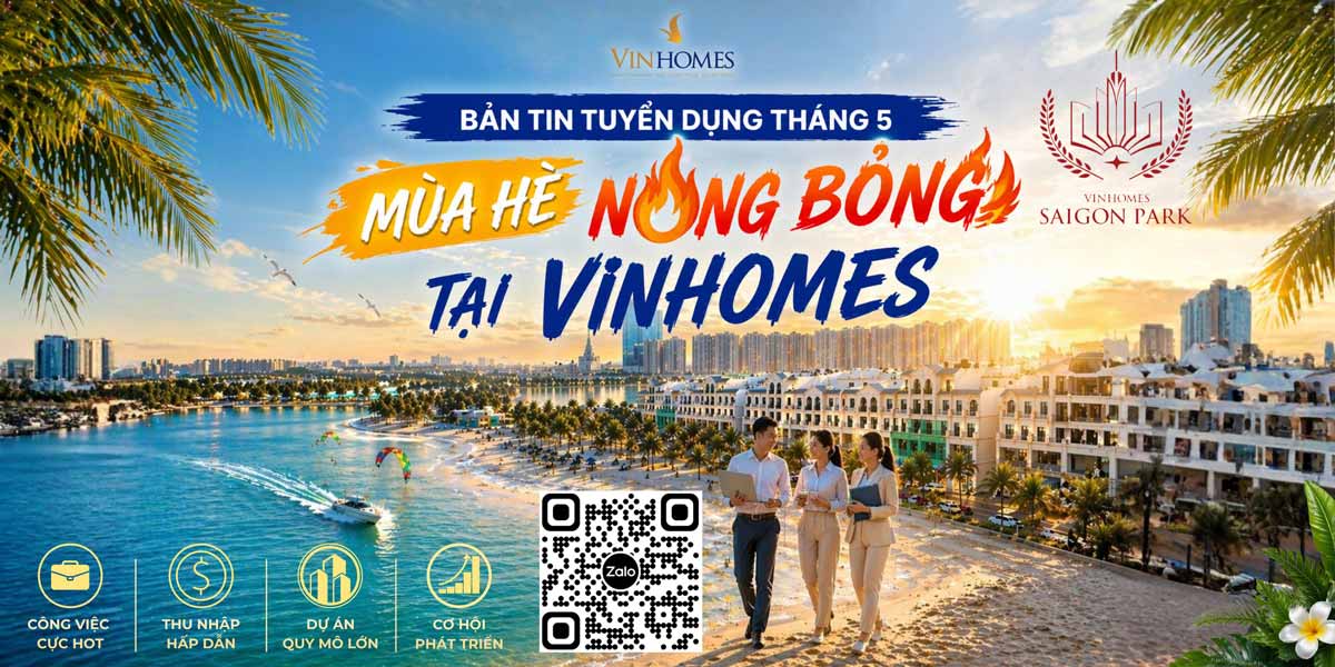 Tuyển dụng Sale Vinhomes Cần Giờ