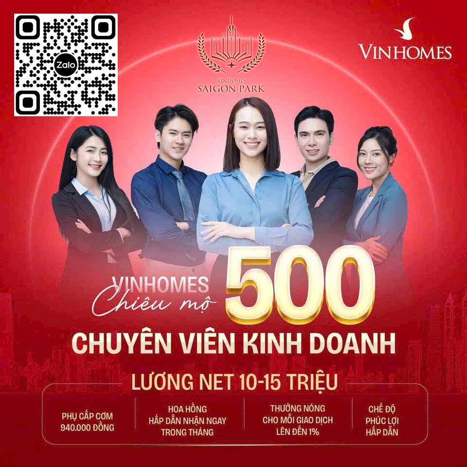 Tuyển dụng Sale Vinhomes Cần Giờ
