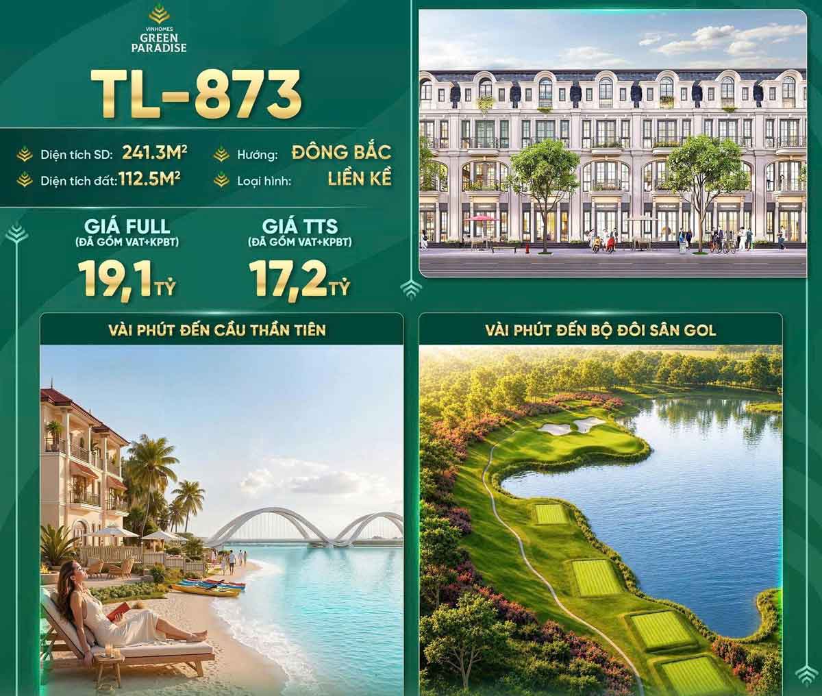 bán căn TL-873 Vinhomes Green Paradise